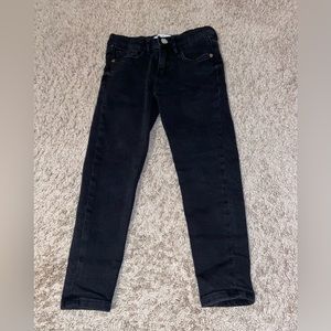 Zara black skinny jean pants toddler girl